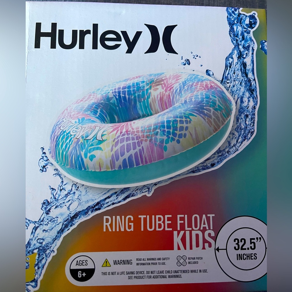 Hurley Ring Tube Float. This item is for children 6 and up.